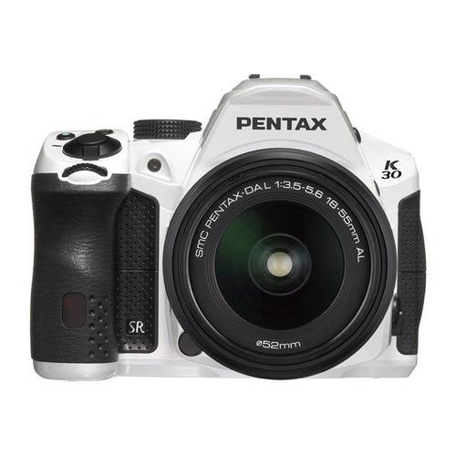 Appareil photo Reflex Pentax K-30 Boîtier nu Appareil photo numérique - Reflex - 16.3 MP - APS-C - 1080p - corps uniquement - blanc cristal