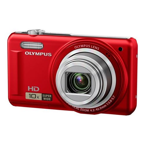 Appareil photo Compact Olympus VR-310 Rouge Appareil photo numérique - compact - 14.0 MP - 720 p - 10x zoom optique - rouge