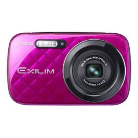 Appareil photo Compact Casio EXILIM EX-N10 RoseN10 - Élégant - appareil photo numérique - compact - 16.1 MP - 5x zoom optique - rose vif