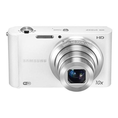 Appareil photo Compact Samsung ST200F Blanc compact - 16.1 MP - 720 p - 10x zoom optique - Wi-Fi - blanc