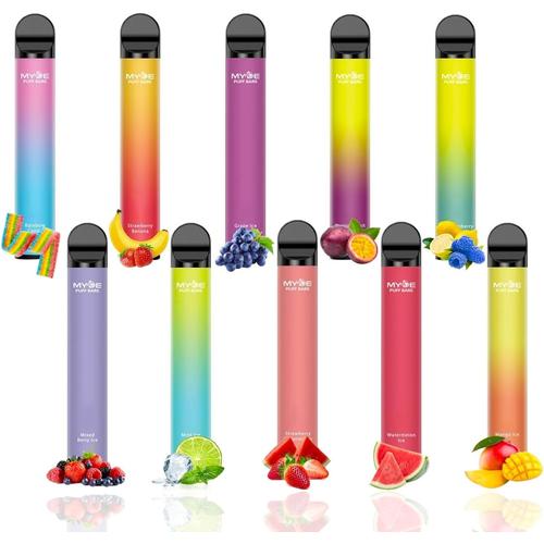 MIXED MIXED MYDE - Puff Sans Nicotine 6000 Taffs Saveur de Fruit, Cigarette électronique Durable Jetable Sans Tabac, Lot de 10 * 600