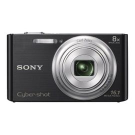 Appareil photo Compact Sony Cyber-shot DSC-W730 NoirW730 - Appareil photo num?rique - compact - 16.1 MP - 720 p - 8x zoom optique - Carl Zeiss - noir