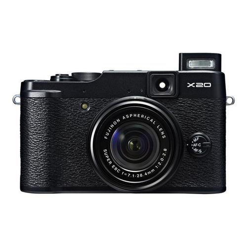 Appareil photo Compact Fujifilm X Series X20 Noir compact - 12.0 MP - 4x zoom optique - Fujinon - noir
