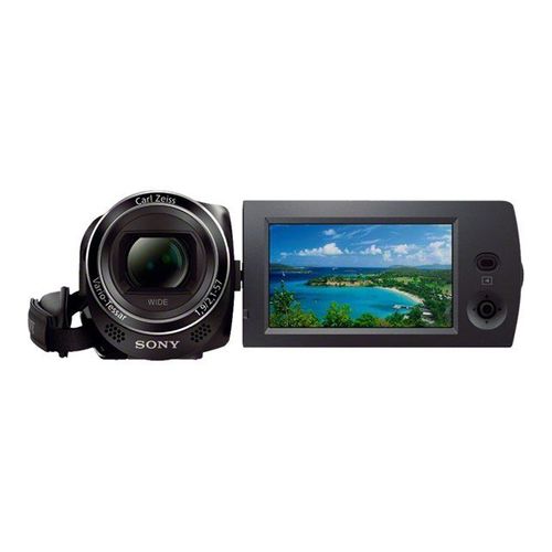 Sony Handycam HDR-CX220E - Caméscope - 1080p - 2.39 MP - 27x zoom optique - Carl Zeiss - carte Flash - noir