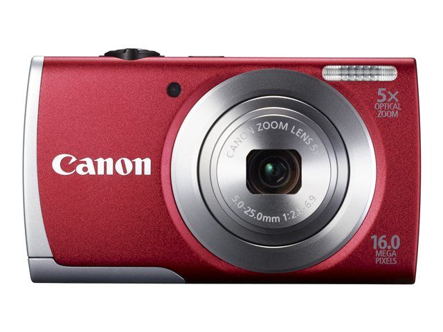 Appareil photo Compact Canon PowerShot A2600 Rouge compact - 16.0 MP - 720 p - 5x zoom optique - rouge | Rakuten