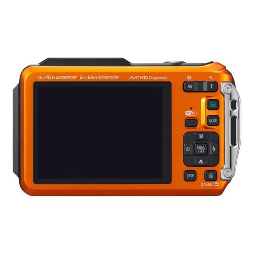 Appareil photo Compact Panasonic Lumix DMC-FT5 Orange Appareil photo numérique - compact - 16.1 MP - 4.6x zoom optique - Leica - Wi-Fi, NFC - sous-marin jusqu'à 13 m - orange