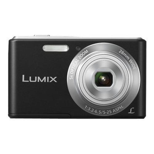 Appareil photo Compact Panasonic Lumix DMC-F5 Noir Appareil photo numérique - compact - 14.1 MP - 720 p - 5x zoom optique - noir