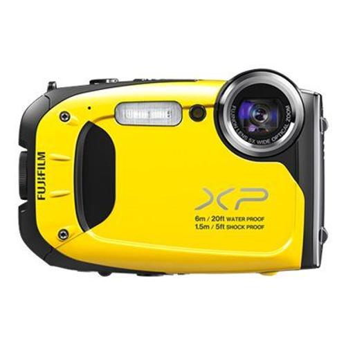 Appareil photo Compact Fujifilm FinePix XP60 Jaune compact - 16.4 MP - 5x zoom optique - Fujinon - sous-marin jusqu'à 6 m - jaune