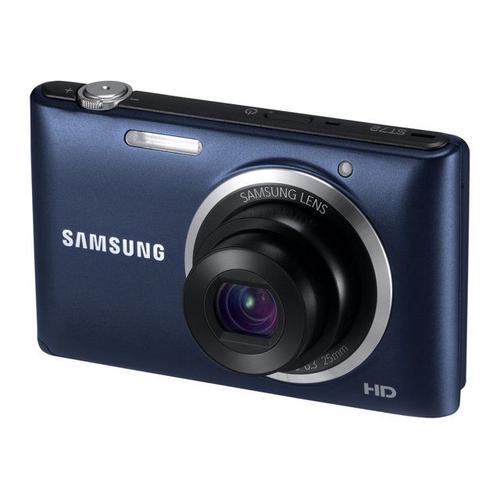 Appareil photo Compact Samsung ST73 Bleu compact - 16.2 MP - 720 p - 5x zoom optique - noir cobalt
