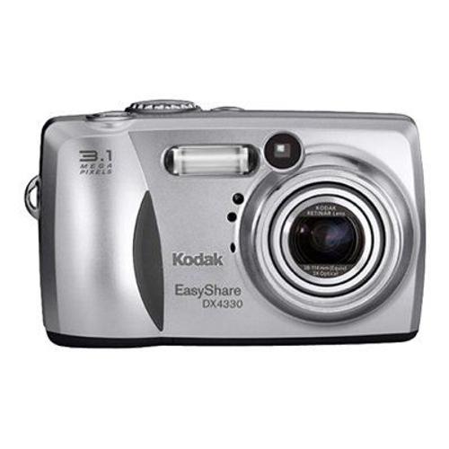 Appareil photo Compact Kodak EASYSHARE DX4330 Gris compact - 3.1 MP - 3x zoom optique - flash 16 Mo - gris métallisé