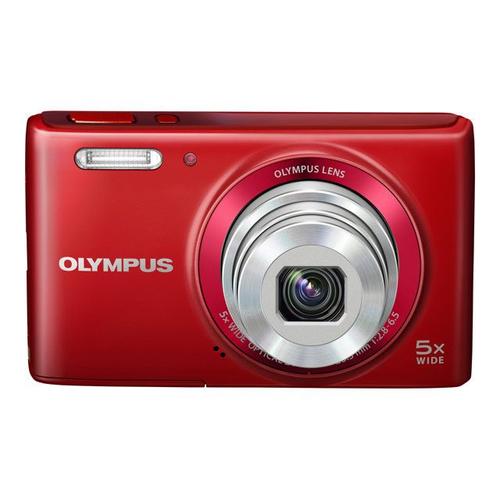 Appareil photo Compact Olympus Stylus Smart VG-180 Rouge Elegance Kit - appareil photo numérique - compact - 16.0 MP - 5x zoom optique - rouge