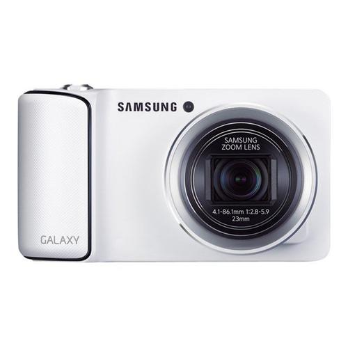 Appareil photo Compact Samsung GALAXY EK-GC110 Blanc Appareil photo numérique - compact - 16.3 MP - 1080p - 21x zoom optique - flash 8 Go - Wi-Fi, Bluetooth - blanc