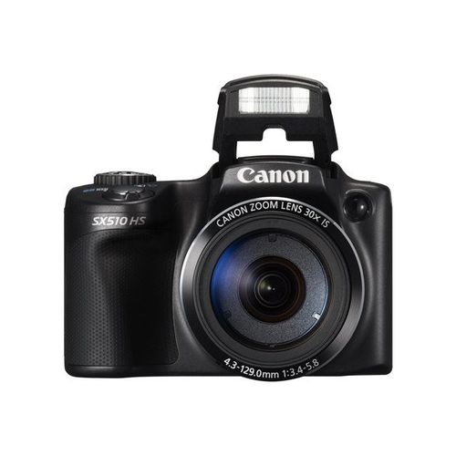 Canon PowerShot SX510 HS - Appareil photo num?rique - compact - 12.1 MP - 1080p - 30x zoom optique - Wi-Fi - noir