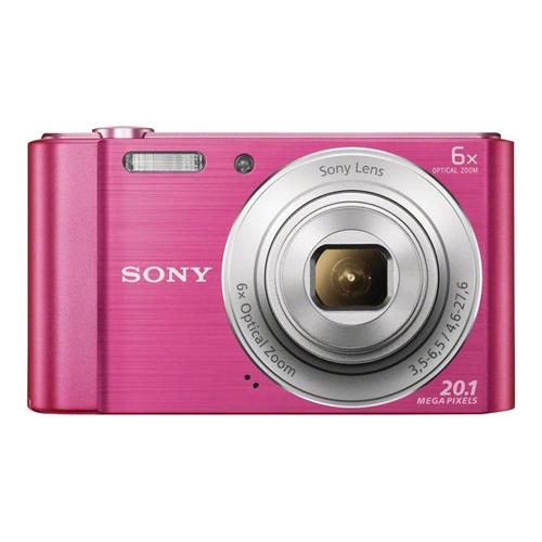 Appareil photo Compact Sony Cyber-shot DSC-W810 RoseW810 - Appareil photo numérique - compact - 20.1 MP - 720 p - 6x zoom optique - rose