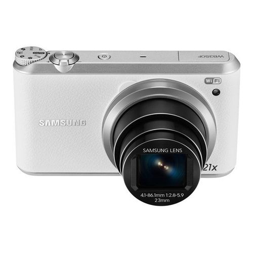 Appareil photo Compact Samsung SMART Camera WB350F Argent compact - 16.3 MP - 1080p - 21x zoom optique - Wi-Fi, NFC - blanc