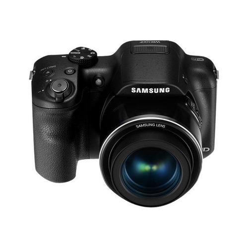 Appareil photo Compact Samsung SMART Camera WB1100F Noir compact - 16.2 MP - 720 p - 35x zoom optique - Wi-Fi - noir