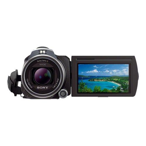 Sony Handycam HDR-PJ810 - Caméscope avec projecteur - 1080p - 6.59 MP - 12x zoom optique - flash 32 Go - carte Flash - Wi-Fi, NFC - noir