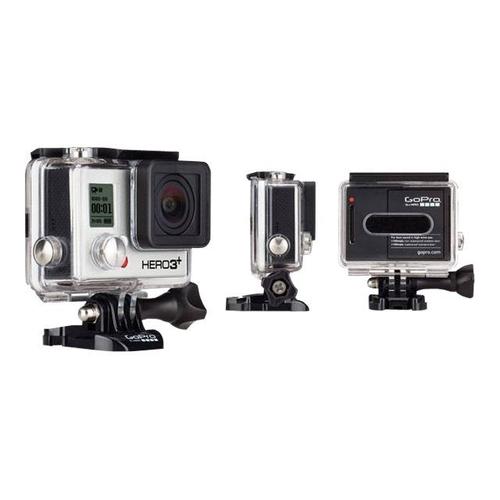 GoPro HERO3+ - Silver Edition - Slim Case - caméra de poche - fixable - 1080p - 10.0 MP - Wi-Fi - sous-marin jusqu'à 40 m