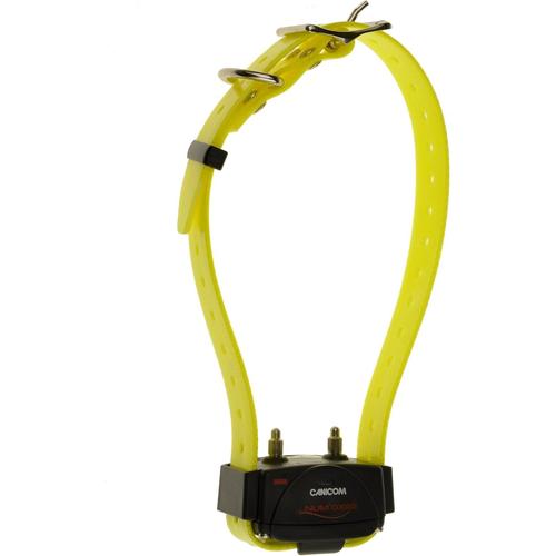 Jaune Collier Seul/Supplementaire Canicom Avec Sangle Jaune Fluo - Dressage Pour Chien