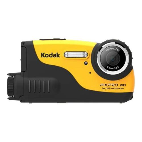 Appareil photo Compact Kodak PIXPRO WP1 Noir compact - 16.15 MP - 720 p - sous-marin jusqu'à 5 m - jaune