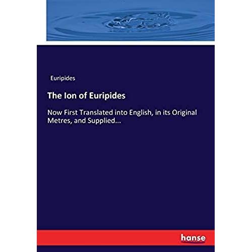 The Ion Of Euripides