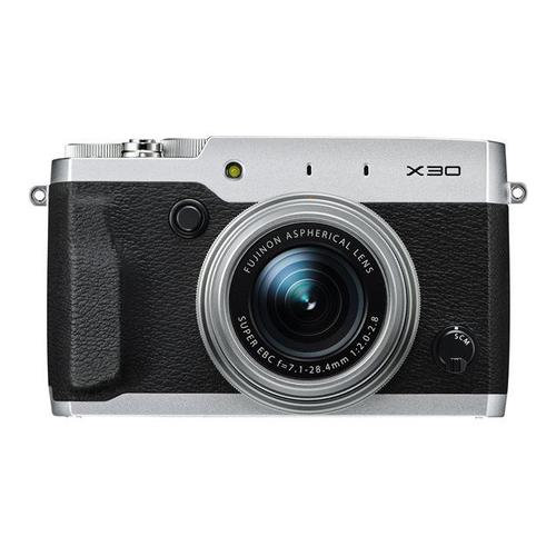 Appareil photo Système sans miroir Fujifilm X Series X30 sans miroir - 12.0 MP - 4x zoom optique - Fujinon - Wi-Fi - argent