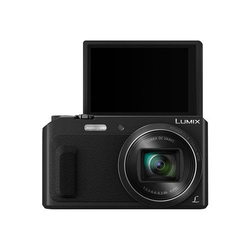 Appareil photo Compact Panasonic Lumix DMC-TZ57 Noir Appareil photo numérique - compact - 16.0 MP - 1080p - 20x zoom optique - Wi-Fi - noir