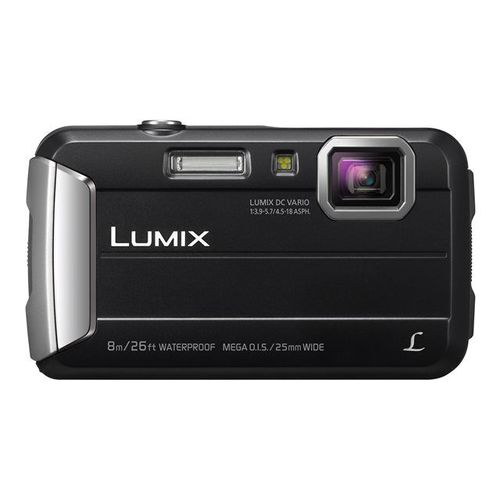Appareil photo Compact Panasonic Lumix DMC-FT30 Noir Appareil photo numérique - compact - 16.1 MP - 720 p - 4x zoom optique - sous-marin jusqu'à 8 m - noir