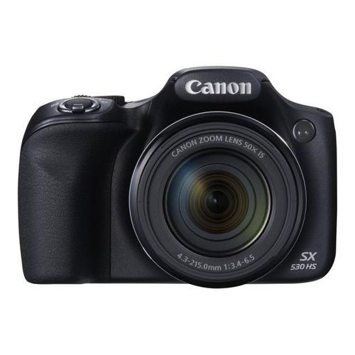 Appareil photo Compact Canon PowerShot SX530 HS Noir compact - 16.0 MP - 1080p - 50x zoom optique - Wi-Fi, NFC - noir