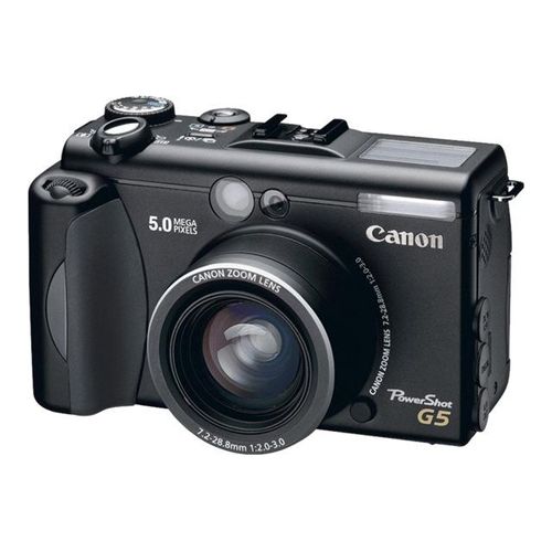 Appareil photo Compact Canon PowerShot G5 Noir compact - 5.0 MP - 4x zoom optique - noir