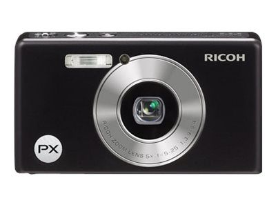 Appareil photo Compact Ricoh PX Noir compact - 16.0 MP - 720 p - 5x zoom optique 40 Mo - sous-marin jusqu'à 3 m - noir