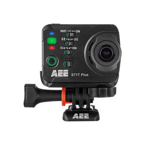AEE S71T PLUS - Caméra de poche - fixable - 4K / 15 pi/s - Wi-Fi - sous-marin jusqu'à 100 m