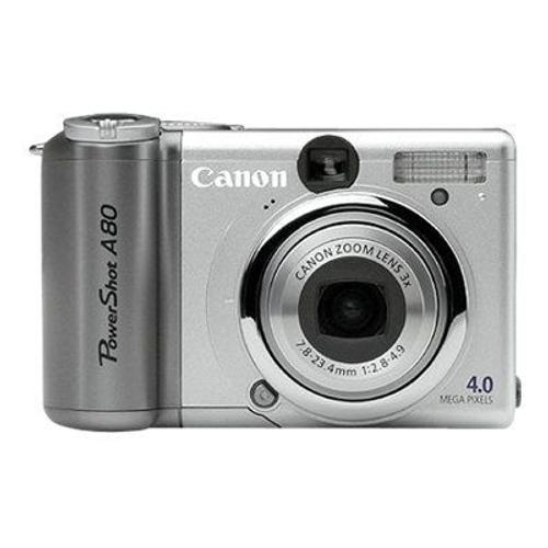 Appareil photo Compact Canon PowerShot A80  compact - 4.0 MP - 3x zoom optique