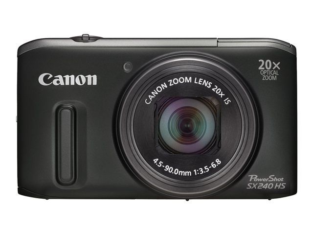 Appareil photo Compact Canon PowerShot SX240 HS Noir compact - 12.1 MP - 1080p / 24 pi/s - 20x zoom optique - noir