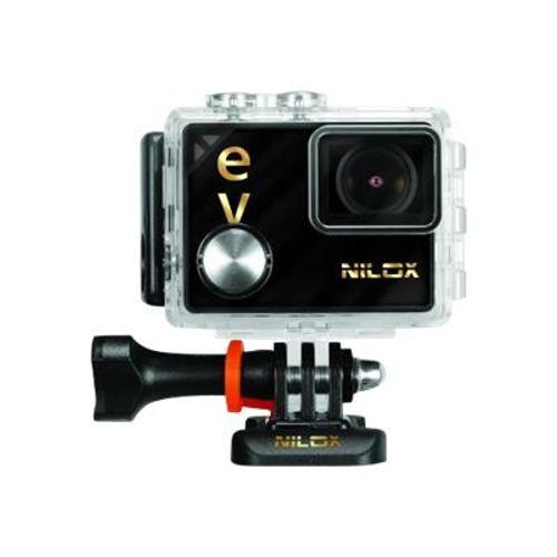 Nilox EVO 4K30 - Caméra de poche - fixable - 4K / 30 pi/s - 16.0 MP - Wi-Fi - sous-marin jusqu'à 40 m - noir, or