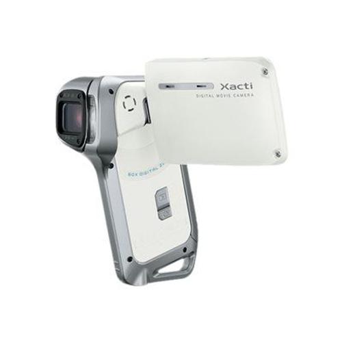 Sanyo Xacti DMX-CA8 - Caméscope - 8.0 MP - 5x zoom optique - carte Flash - sous-marin jusqu'à 1,5 m - blanc