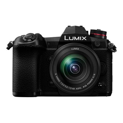 Panasonic Lumix G DC-G9M - Appareil photo numérique - sans miroir - 20.3 MP - Quatre tiers - 4K / 60 pi/s - 5x zoom optique objectif 12 - 60 mm - Wi-Fi, Bluetooth - noir