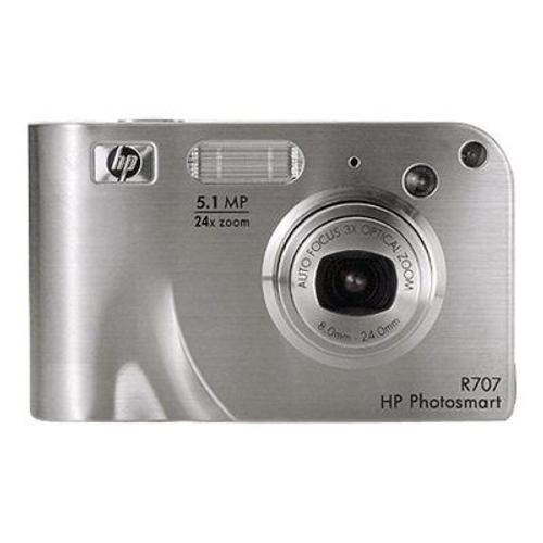 Appareil photo Compact HP Photosmart R707  compact - 5.1 MP - 3x zoom optique - flash 32 Mo