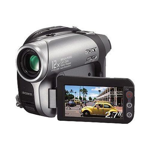 Sony Handycam DCR-DVD202 - Caméscope - 1.0 MP - 12x zoom optique - Carl Zeiss - DVD