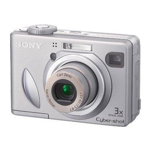 Appareil photo Compact Sony Cyber-shot DSC-W5 ArgentW5 - Appareil photo num?rique - compact - 5.1 MP - 3x zoom optique - Carl Zeiss - flash 32 Mo - argent