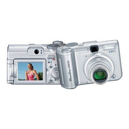 Appareil photo Compact Canon PowerShot A610  appareil photo num?rique - compact - 5.0 MP - 4x zoom optique