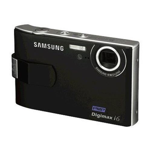 Appareil photo Compact Samsung Digimax i6  compact avec lecteur numérique - 6.0 MP - 3x zoom optique - flash 45 Mo