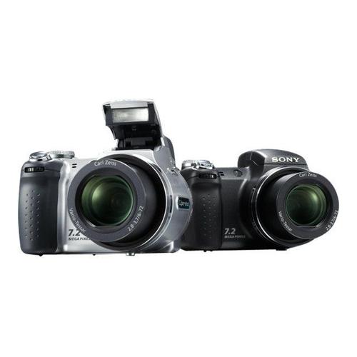 Appareil photo Compact Sony Cyber-shot DSC-H5/S ArgentH5/S - Appareil photo numérique - compact - 7.2 MP - 12x zoom optique - Carl Zeiss - flash 32 Mo - argent