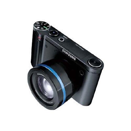 Appareil photo Compact Samsung NV7 OPS Noir compact - 7.2 MP - 7x zoom optique - Schneider - noir