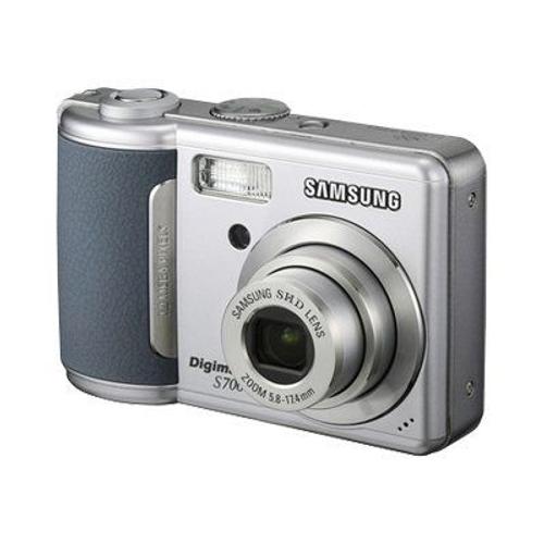 Appareil photo Compact Samsung Digimax S700  compact - 7.2 MP - 3x zoom optique - flash 20 Mo