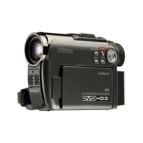 Hitachi DZ-HS301E - Caméscope - mode écran large - 1.3 MP - 15x zoom optique - HDD 8 Go - DVD