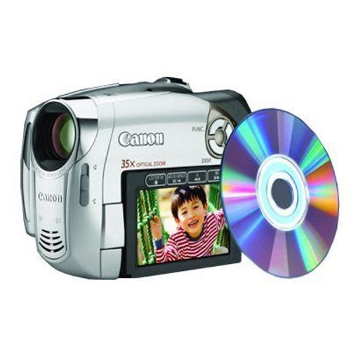 Canon DC210 - Caméscope - mode écran large - 800 KP - 35x zoom optique - DVD