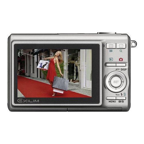 Appareil photo Compact Casio EXILIM ZOOM EX-Z75 Argent Appareil photo numérique - compact - 7.2 MP - 3x zoom optique - flash 8 Mo - argent