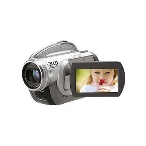 Panasonic DVD e.cam VDR-D310EB-S - Caméscope - mode écran large - 800 KP - 10x zoom optique - Leica - DVD