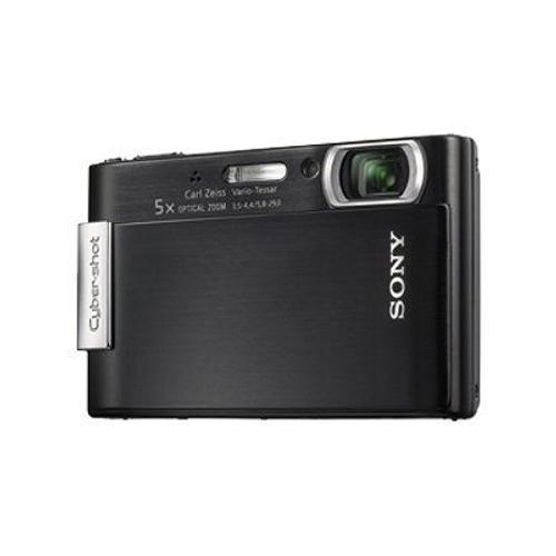 Appareil photo Compact Sony Cyber-shot DSC-T200 NoirT200 - Appareil photo numérique - compact - 8.1 MP - 5x zoom optique - Carl Zeiss - noir